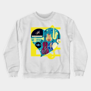 Jazz Blues Crewneck Sweatshirt